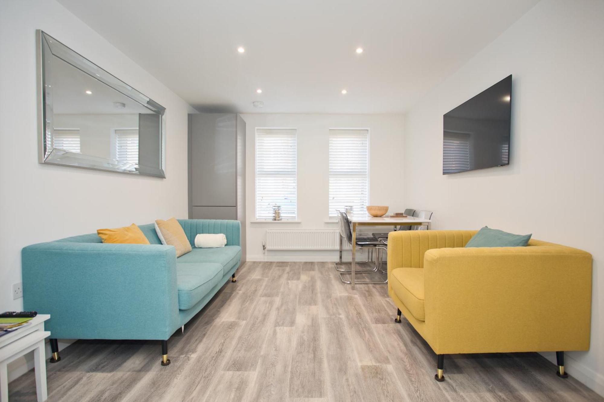 Sea Air - 2 Bedrooms - Parking - Mins To Beach Bournemouth Esterno foto